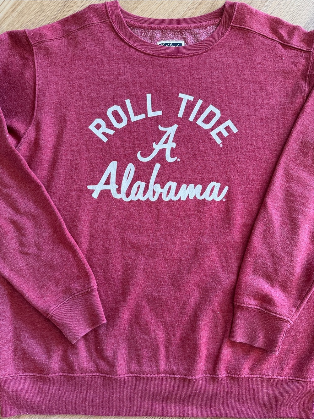 Alabama 'Roll Tide' Crewneck Sweatshirt - Crimson Pink